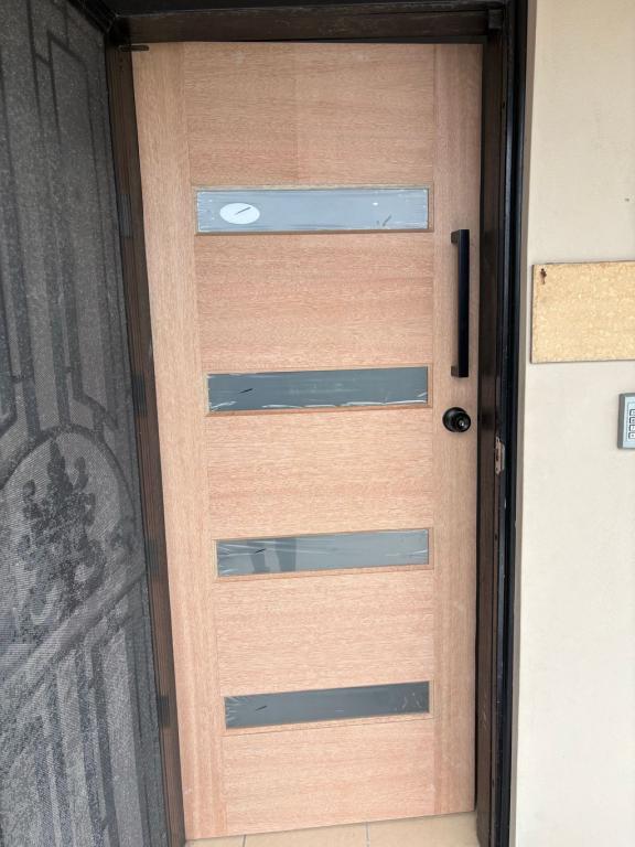 Door installation by SNS Carpentry